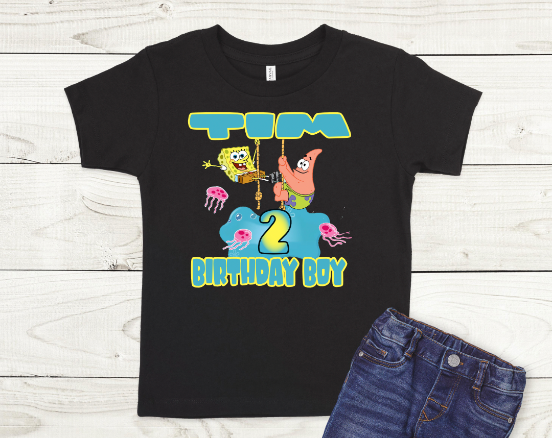 Spongebob Birthday Shirt (Boy)