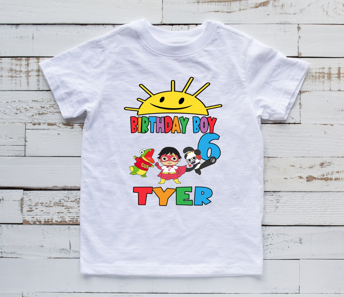 Ryan Playhouse Birthday Shirt (Boy)