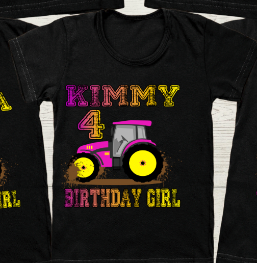Tractor Birthday Shirt