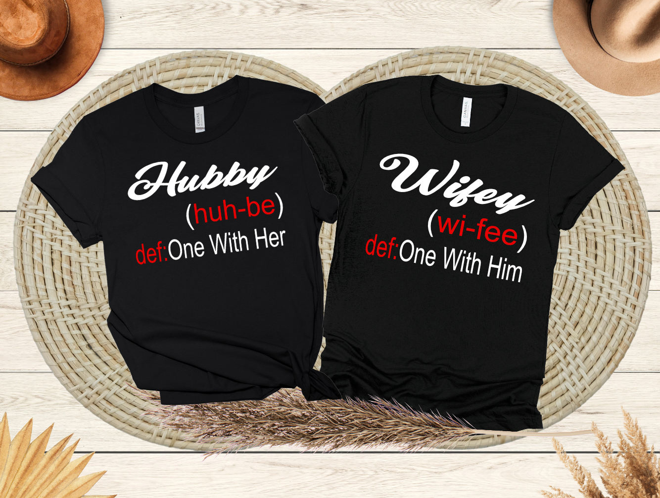 Hubby and Wifey SVG PNG