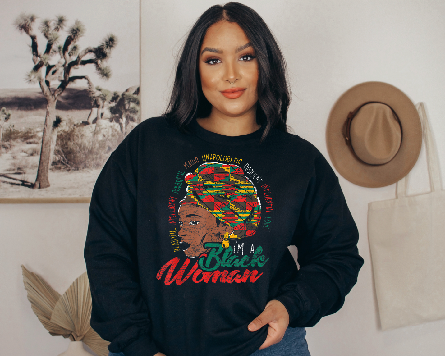 I am a Black Women 11inch Transfer