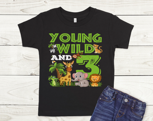 Young  Wild  and 3 birthday Transfer (Please Read Description)