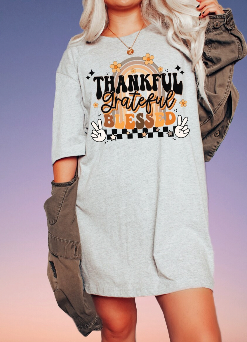 Thankful grateful Blessed Transfer