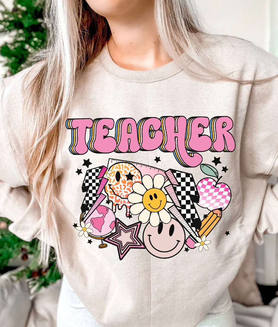 Retro Teacher Sweatshirt