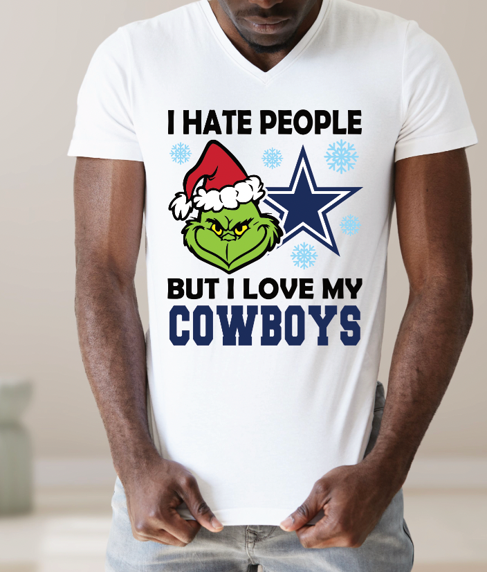 i hate People NFL Transfer NFL Transfer Print Available in All Teams (All sizes Available)