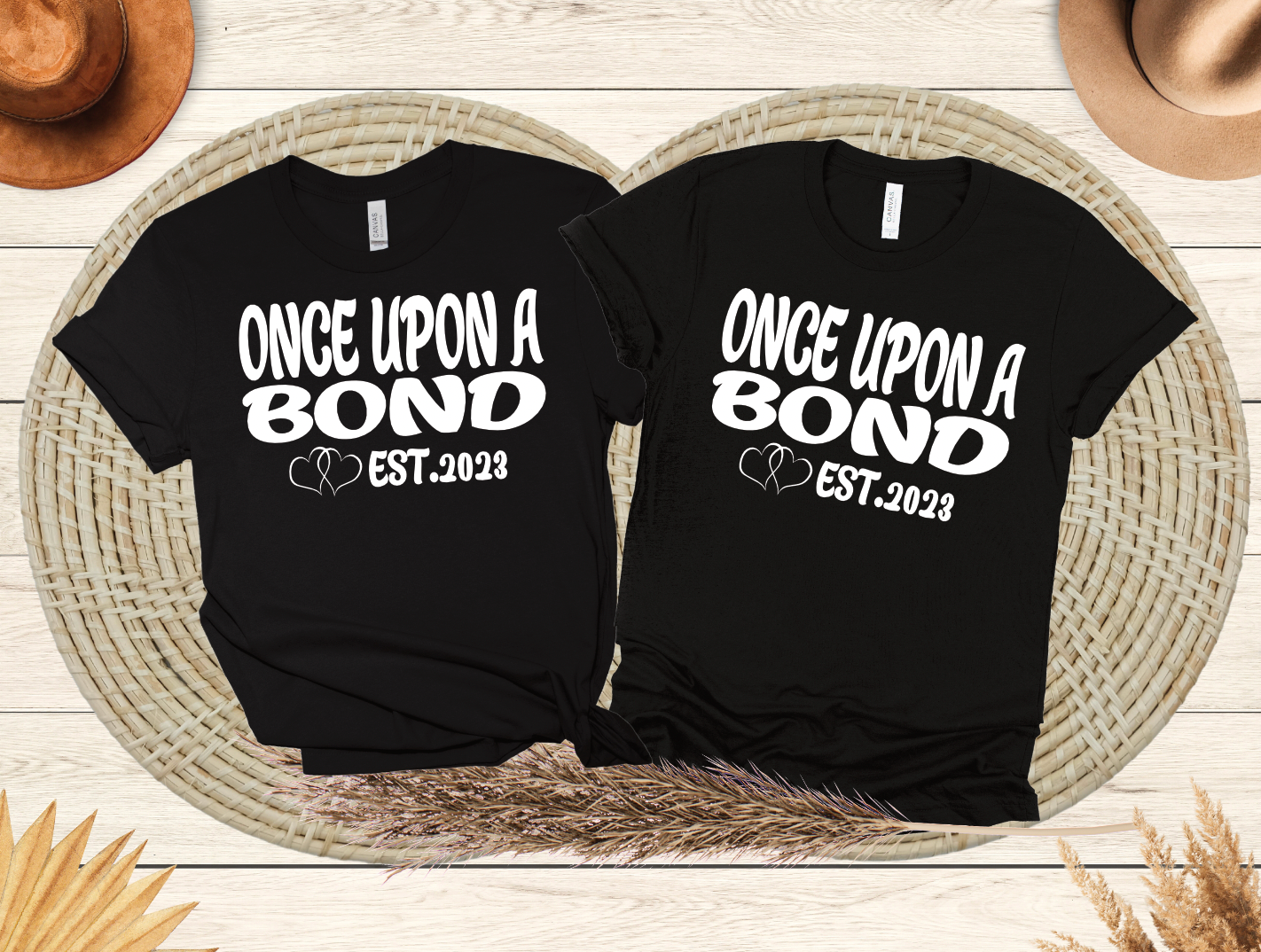 Once Upon A ESt. PNG & SVG file Add your own date and Last Name