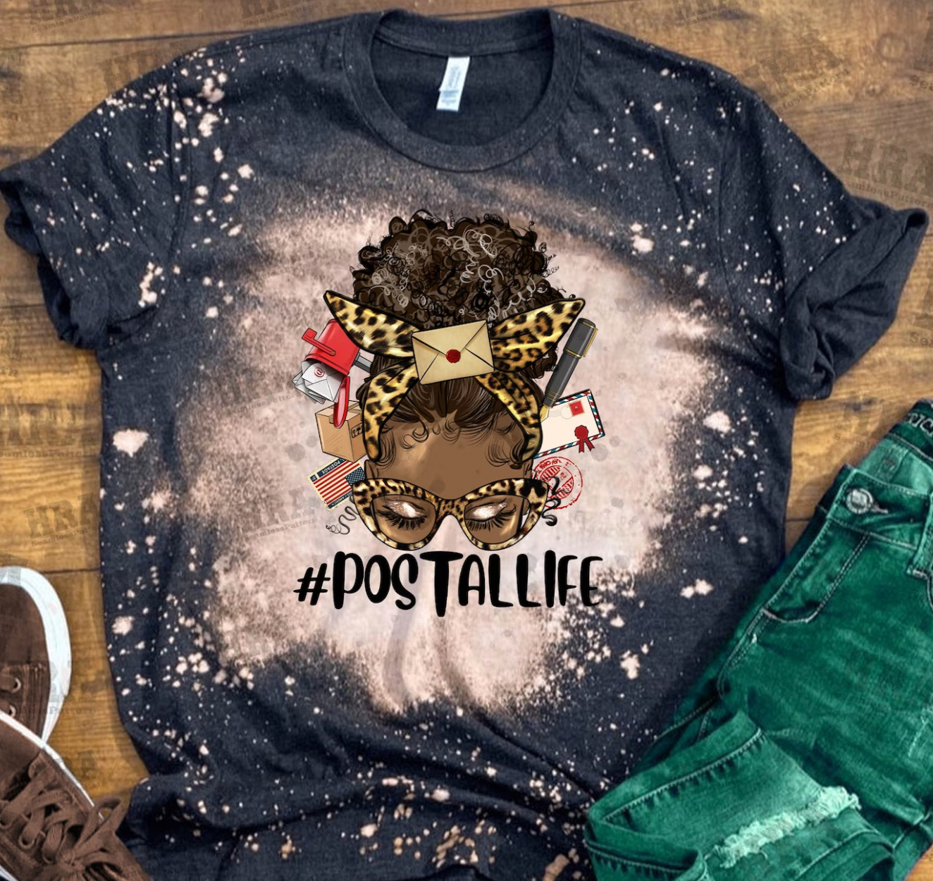 Messy Bun Postalife Transfer