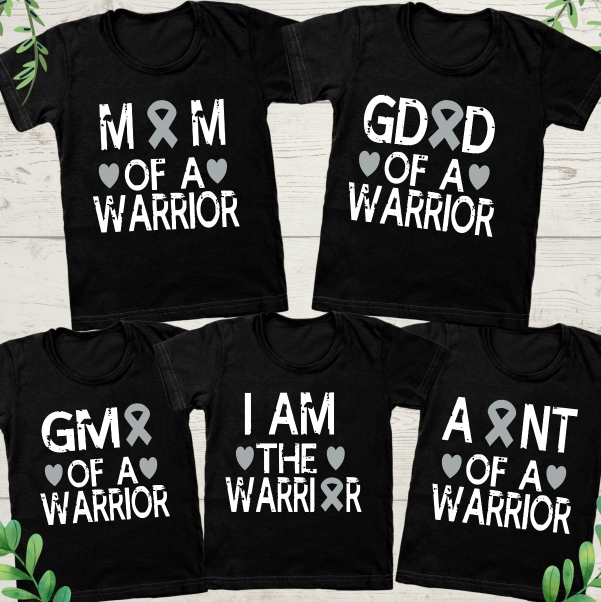 Distress Family Warrior Bundle PNG