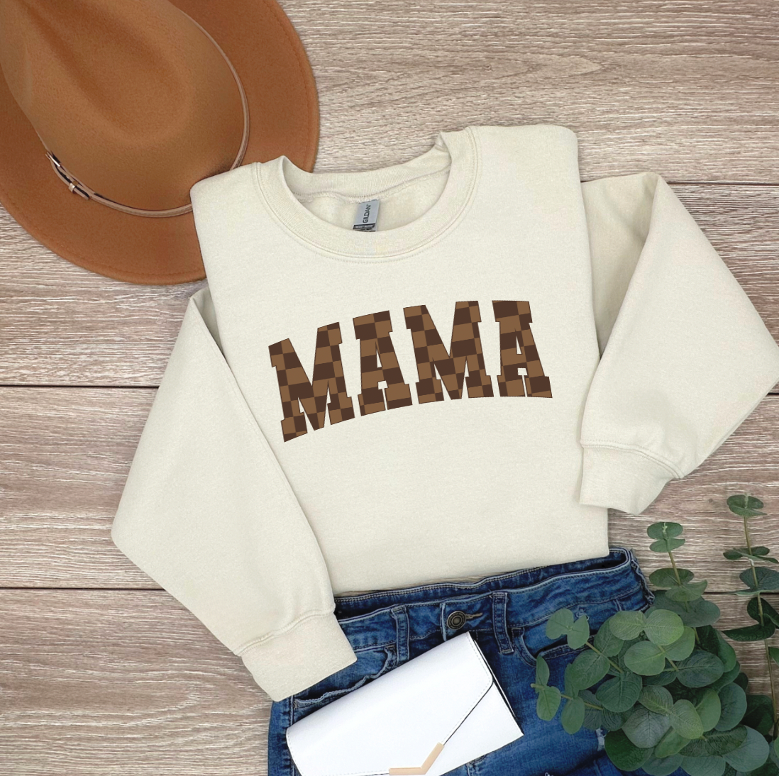 Mama Plaid Transfer