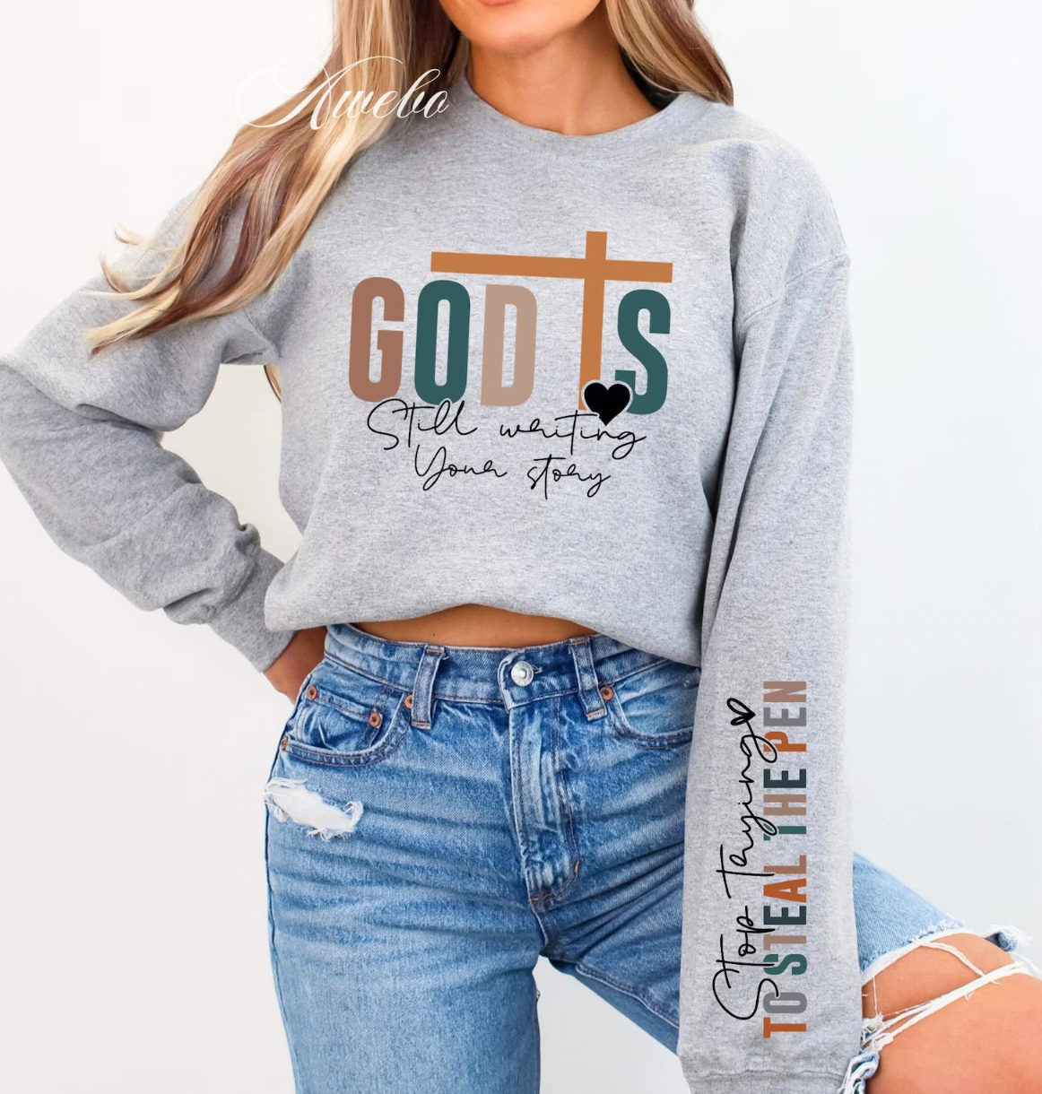 God is still writing my story
front & Sleeve (11 inch) Transfer
