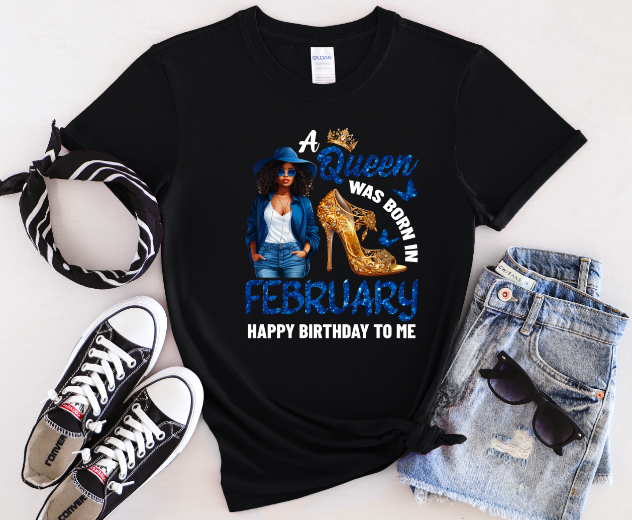 A Queen was Born Birthday Shirt (All Months Available)