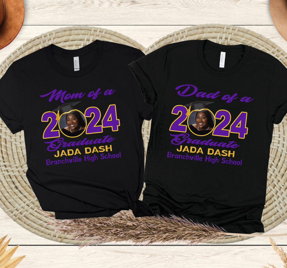 Family, School and Name Shirt