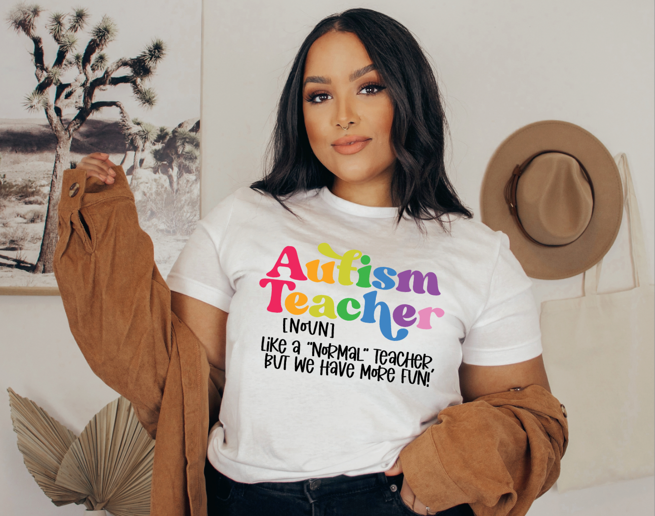 Autism Teacher DTF Transfer