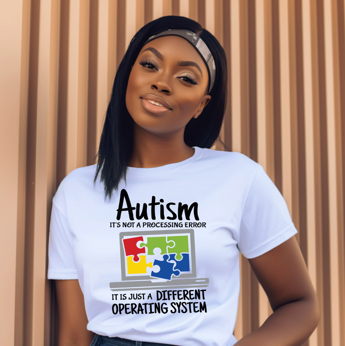 Autism is not a processing Error DTF Transfer