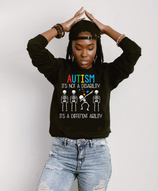 Autism is not a Disability DTF Transfer
