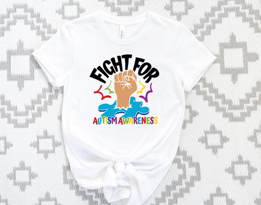 Fight For Autism Awareness DTF Transfer