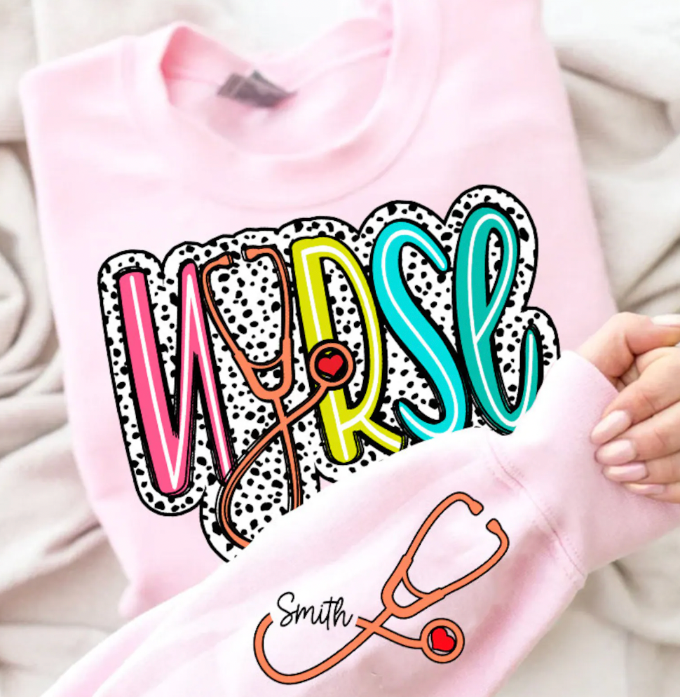 Nurse Transfer (with Pocket name ) Sweatshirt
