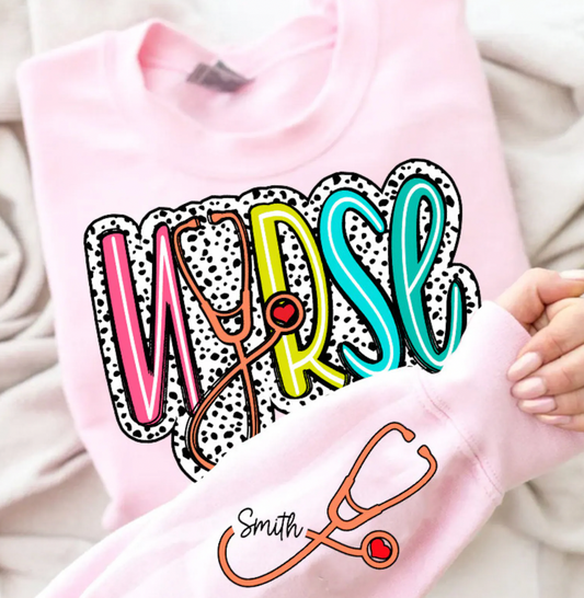 Nurse Transfer (with Pocket name ) Sweatshirt