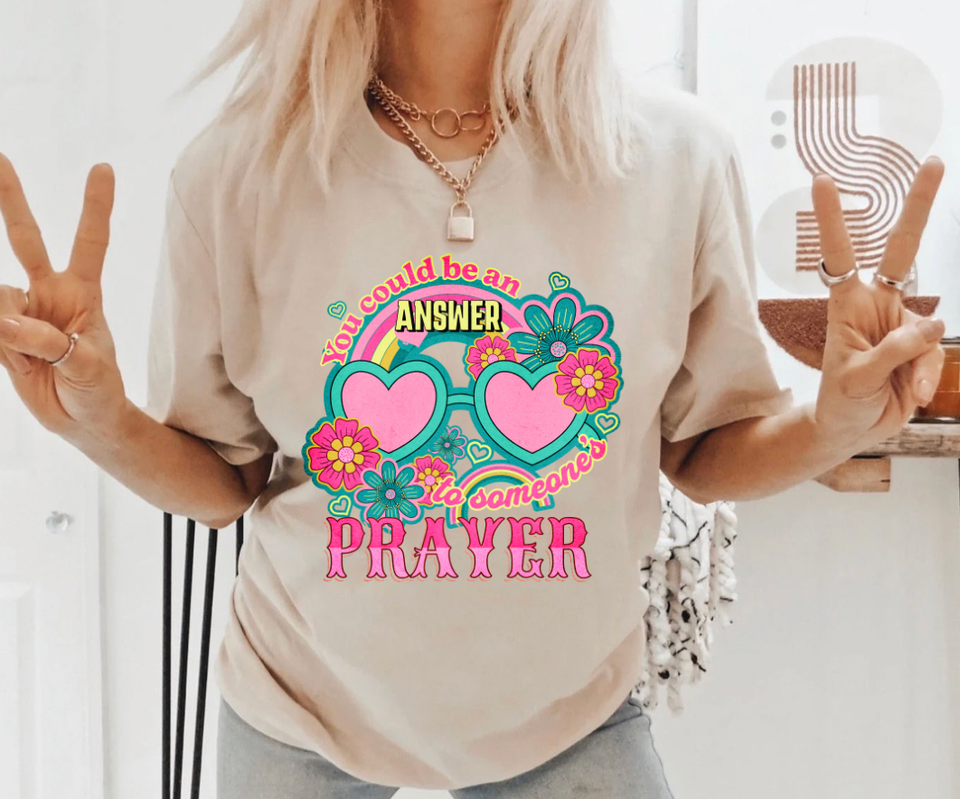 You can be the answer too someone Prayers Transfer