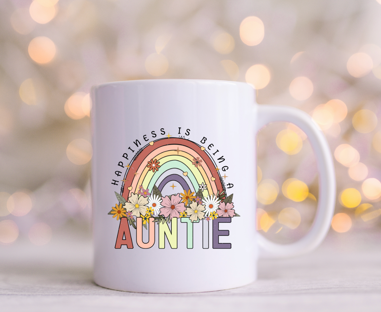 Happiness is being a Auntie UV Decals