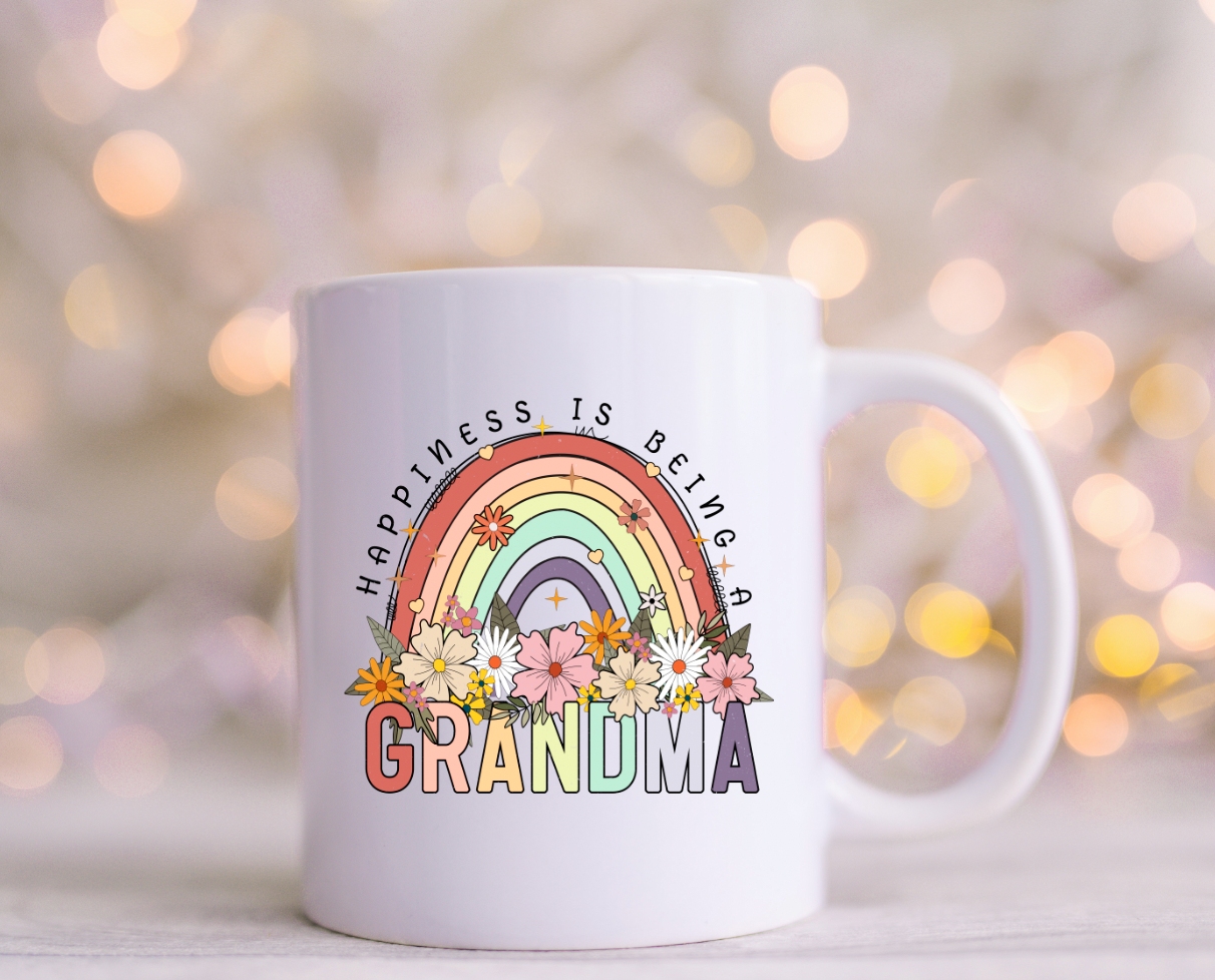 Happiness is being a Grandma UV Decals