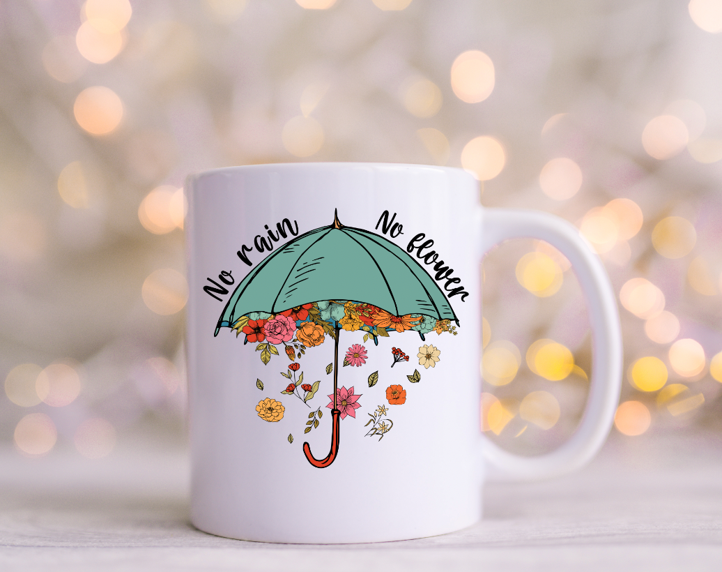 No Rain No Flowers UV Decals
