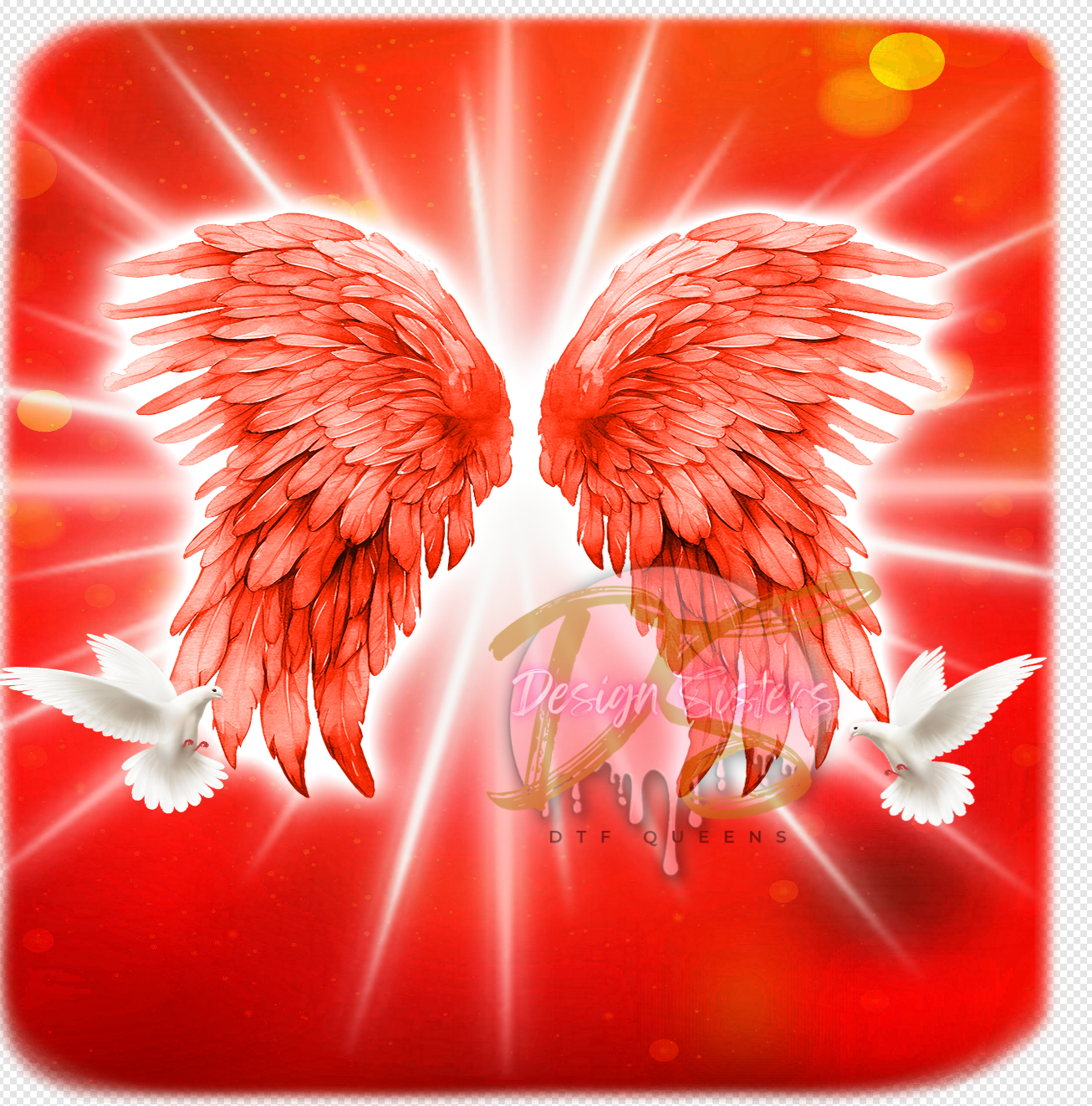 Red Memorial PNG Only