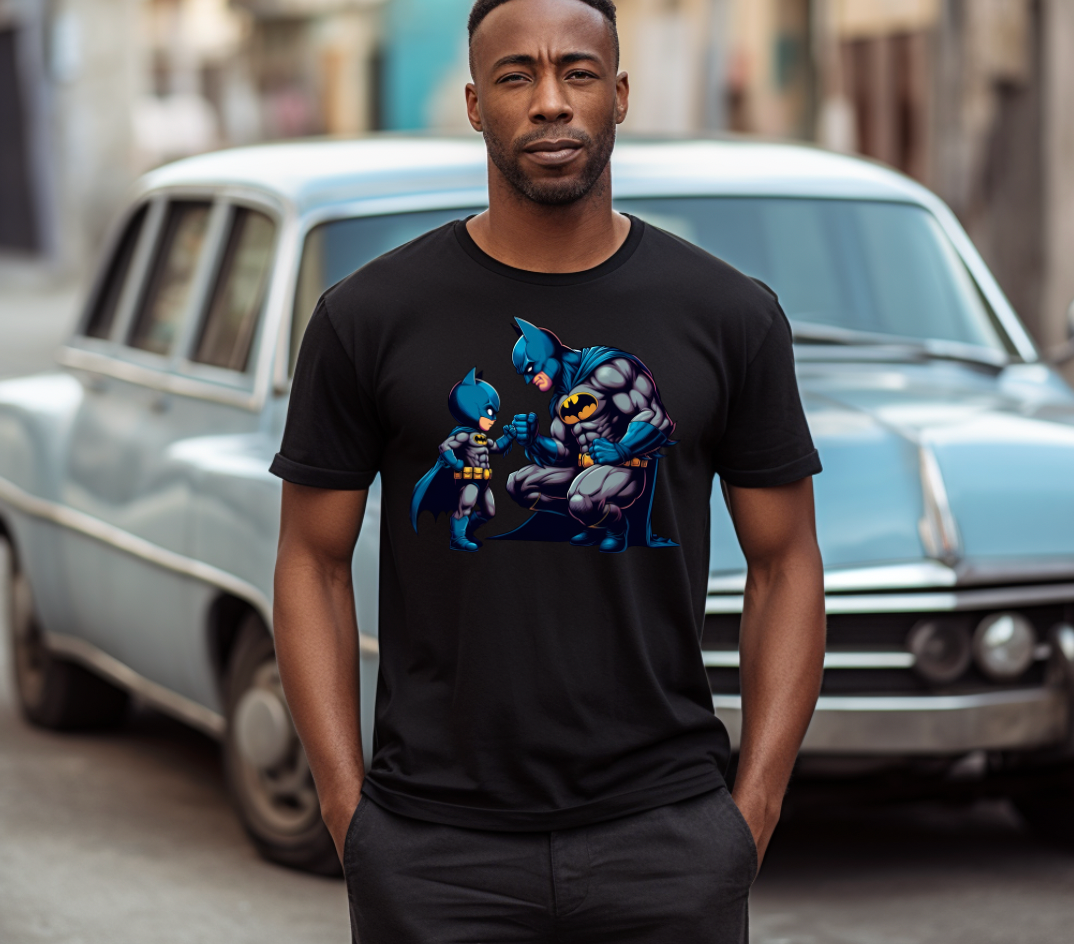 Batman and Son DTF Transfer