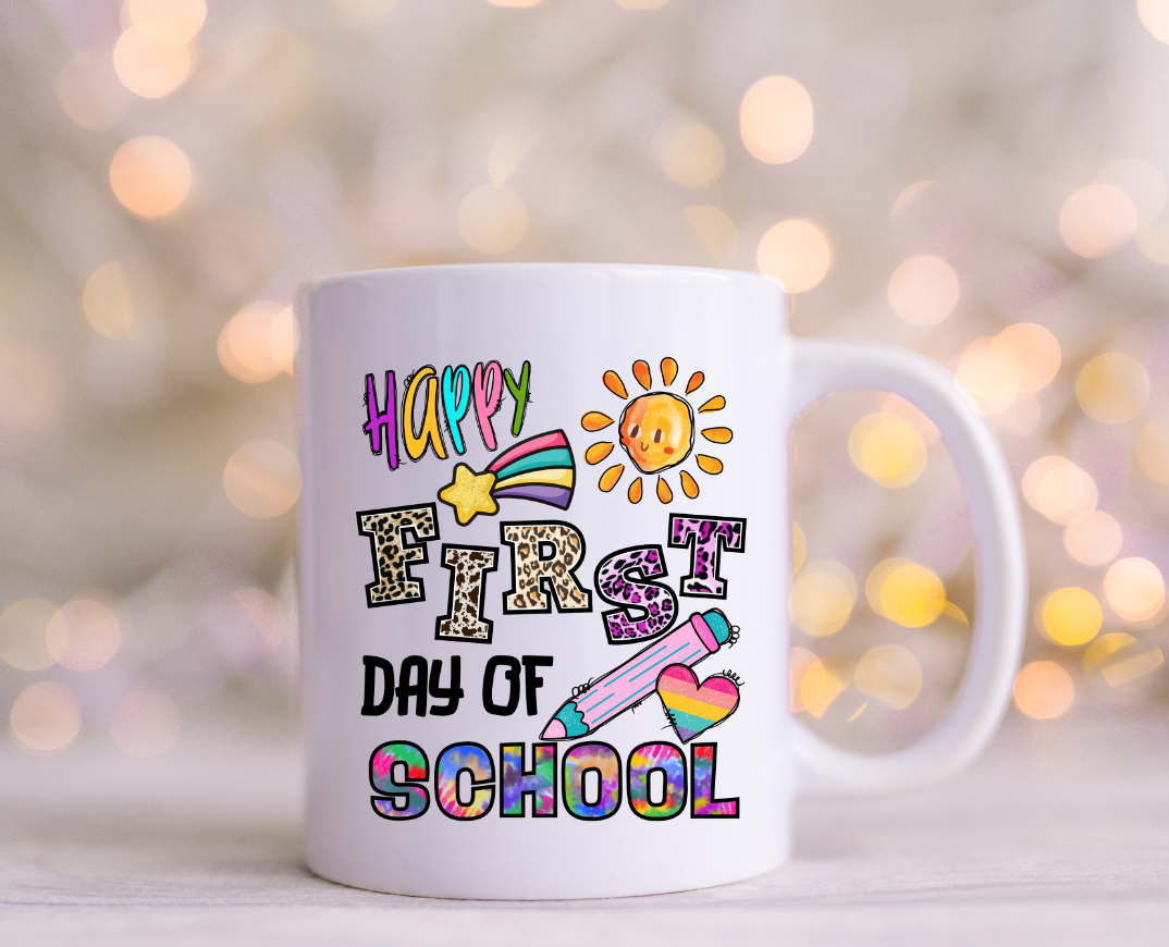 Happy First Day of School UV Decals