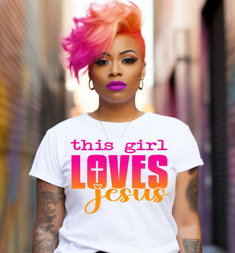 This Girl Love Jesus Transfer