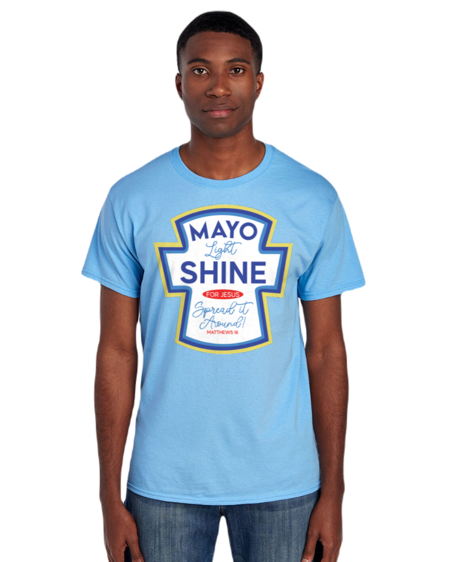 Mayo Light Shine for Jesus Spread it around Matthews 5:16 Transfer