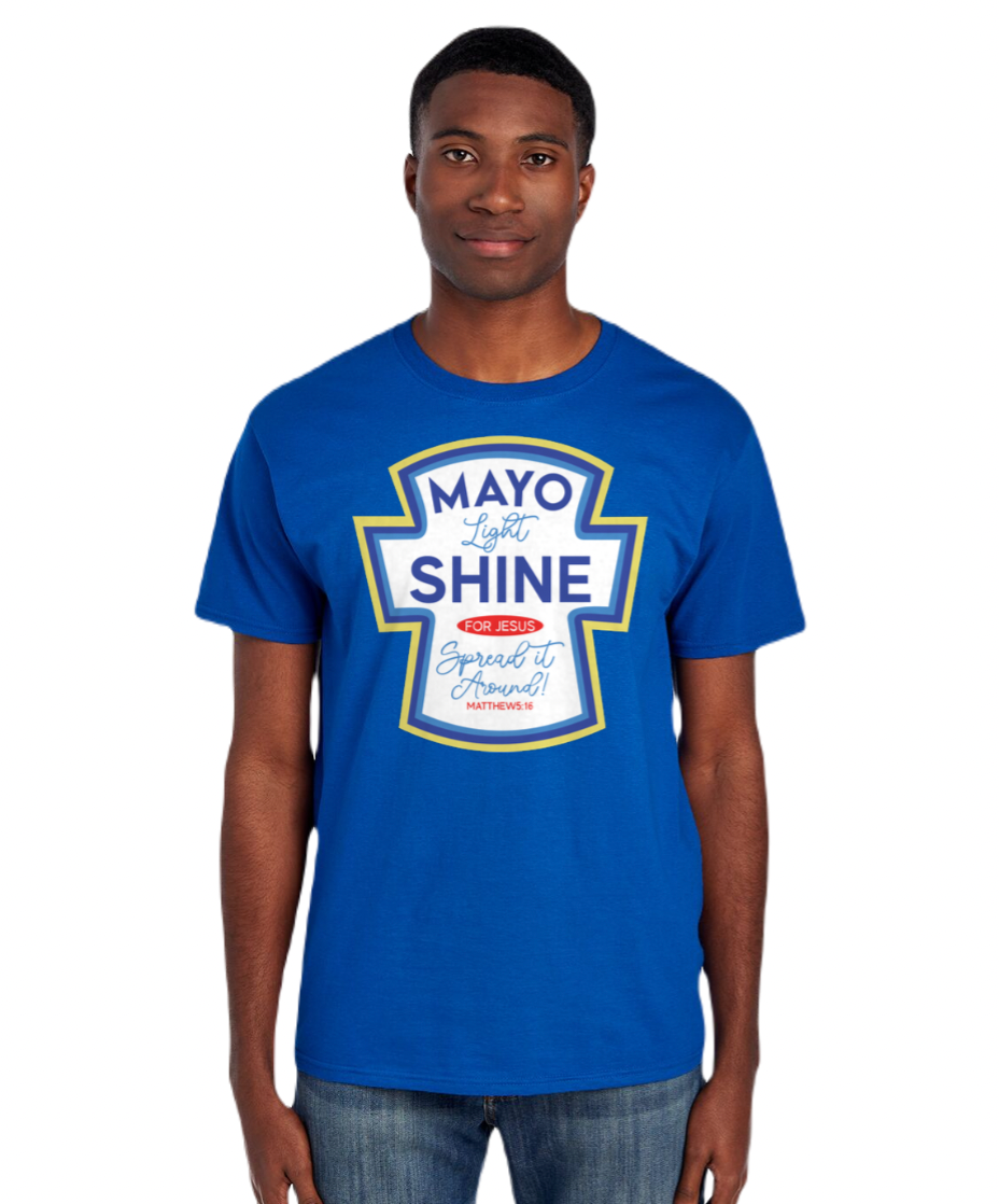 Mayo Light Shine for Jesus Spread it around Matthews 5:16 Transfer