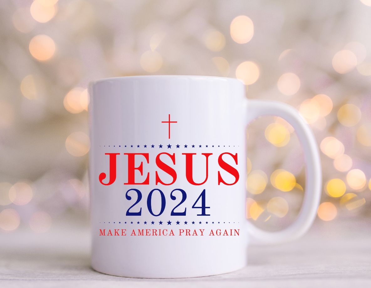 Jesus 2024 Make American Pray Again UV Decals