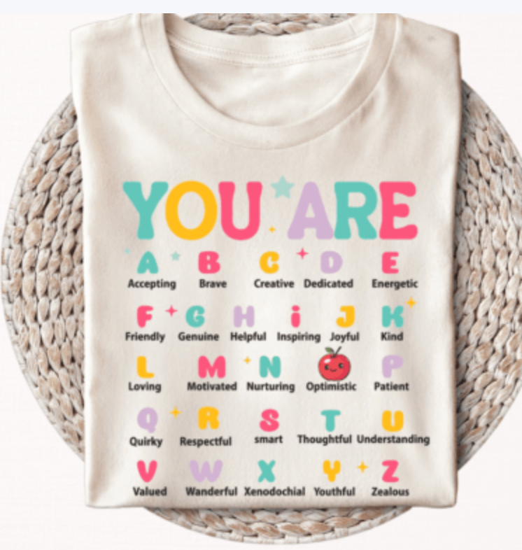 You Are Alphabet Teacher transfer