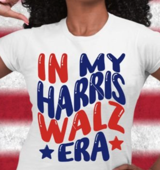 In My Harris Walz Era Transfer (10 inch print)