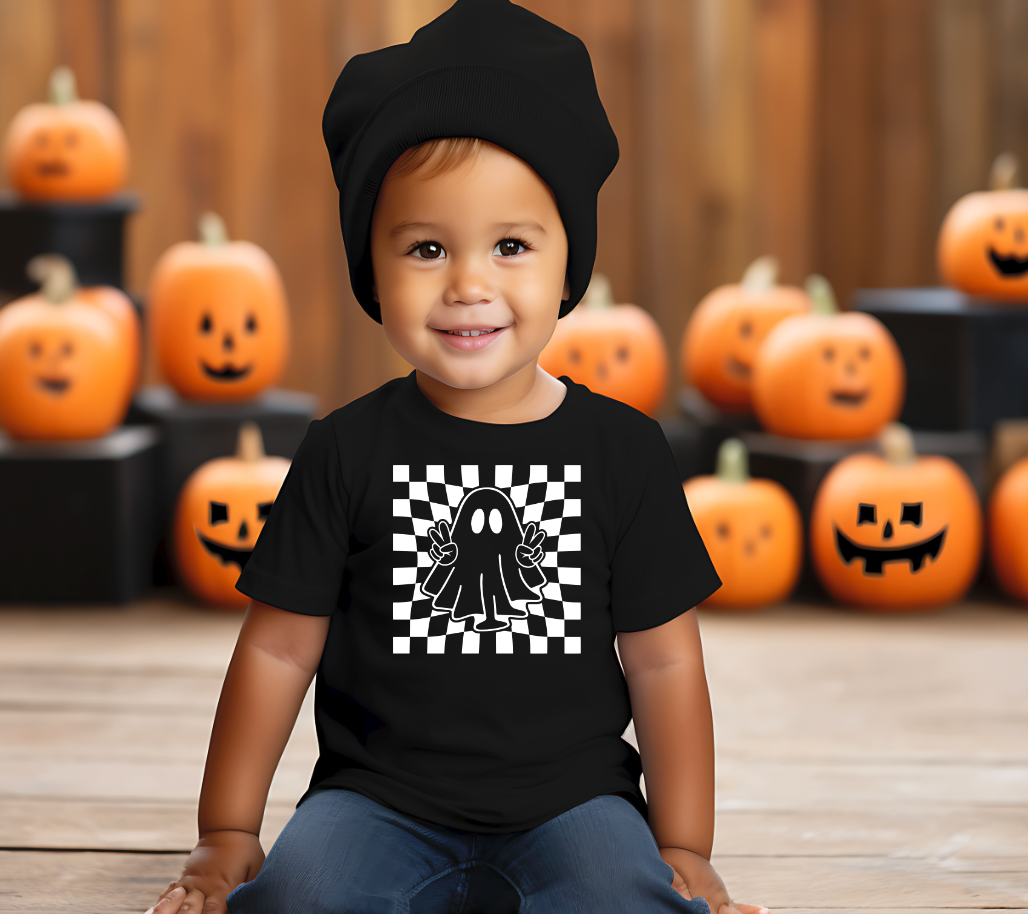 Retro Halloween 8 inch Youth Screen Print