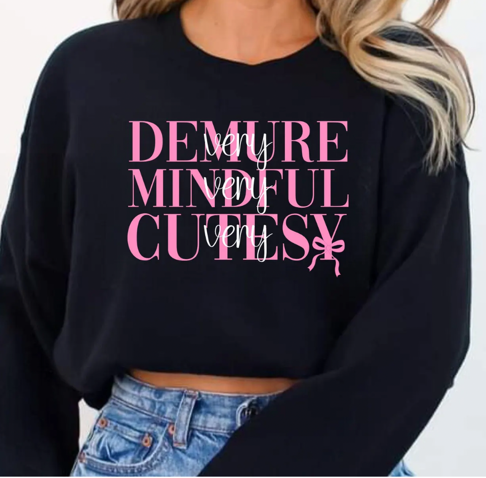 Very Demure Mindful Cutesy Transfer