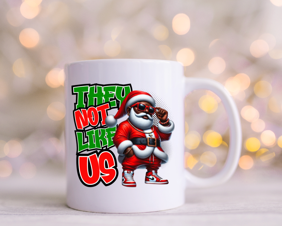 They not Like US Mr. Claus UV Decal