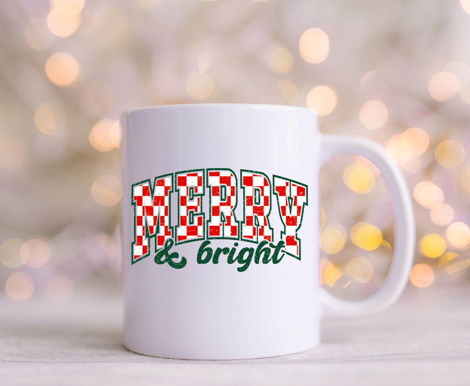 Merry and Bright UV Decal