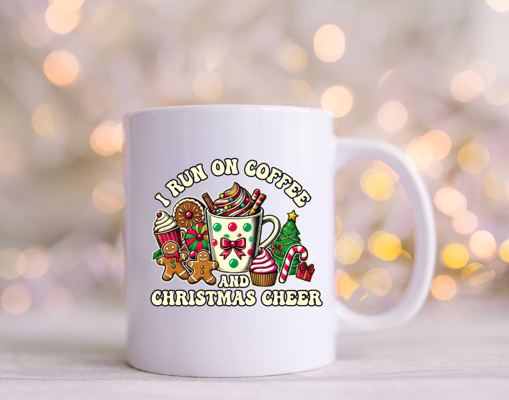 Coffee and Christmas Cheer UV Decal