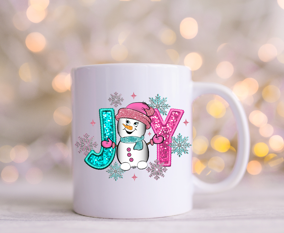 Joy Glittery UV Decal