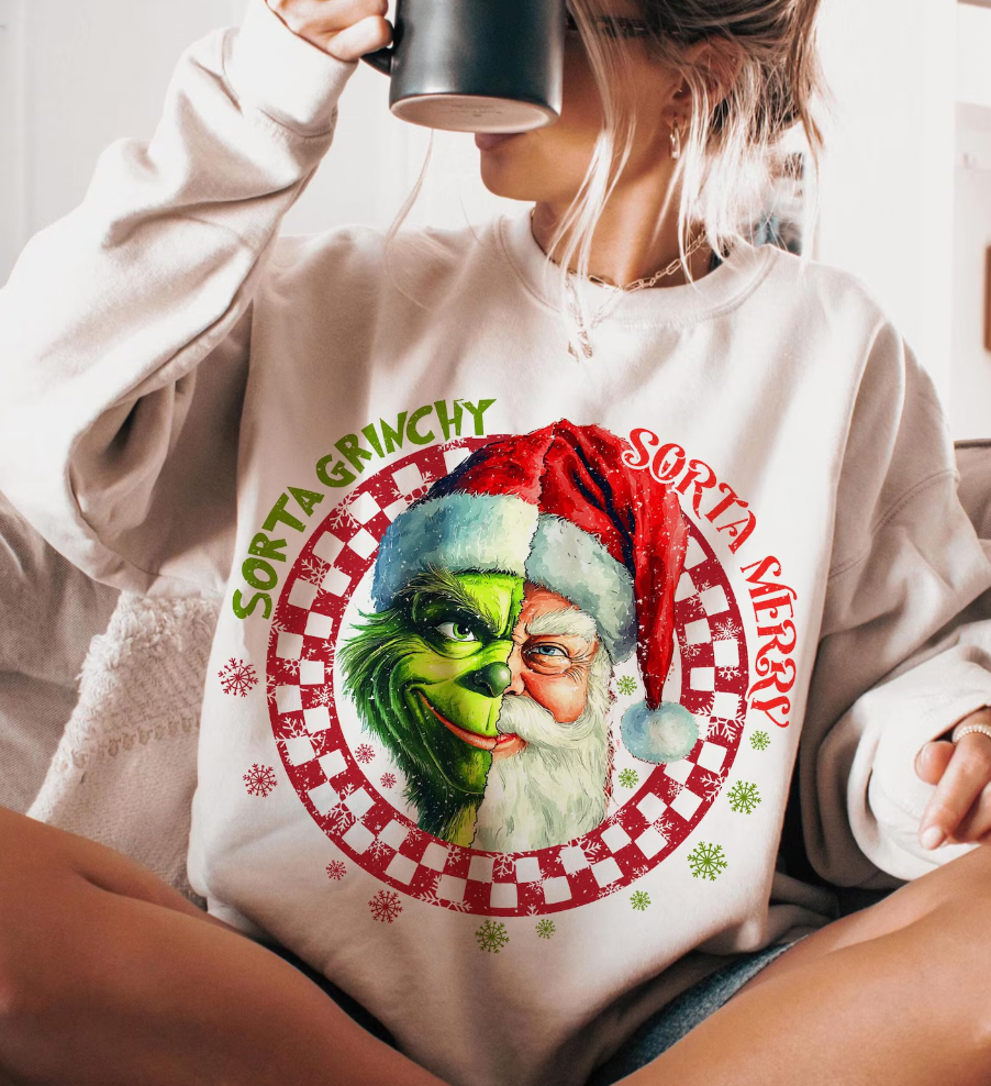 Retro Grnicmas DTF Transfer