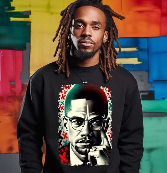 Malcolm X  DTF Transfer