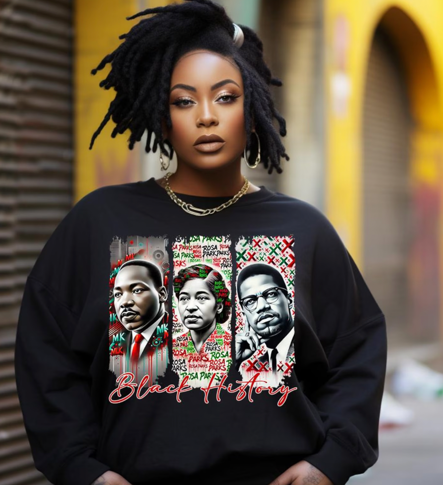 Black History Clipart, Sweatshirt