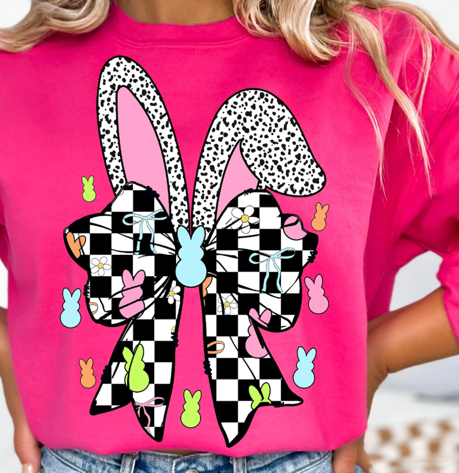 Retro Bunny DTF Transfers