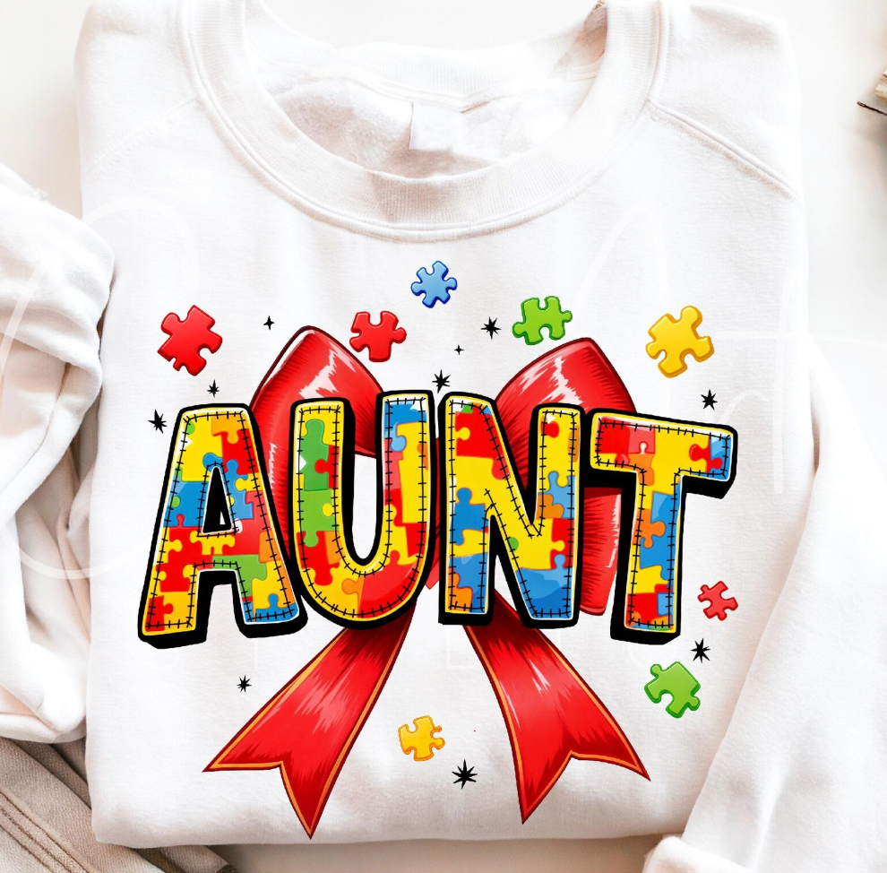 Autism Aunt Puzzle Transfer