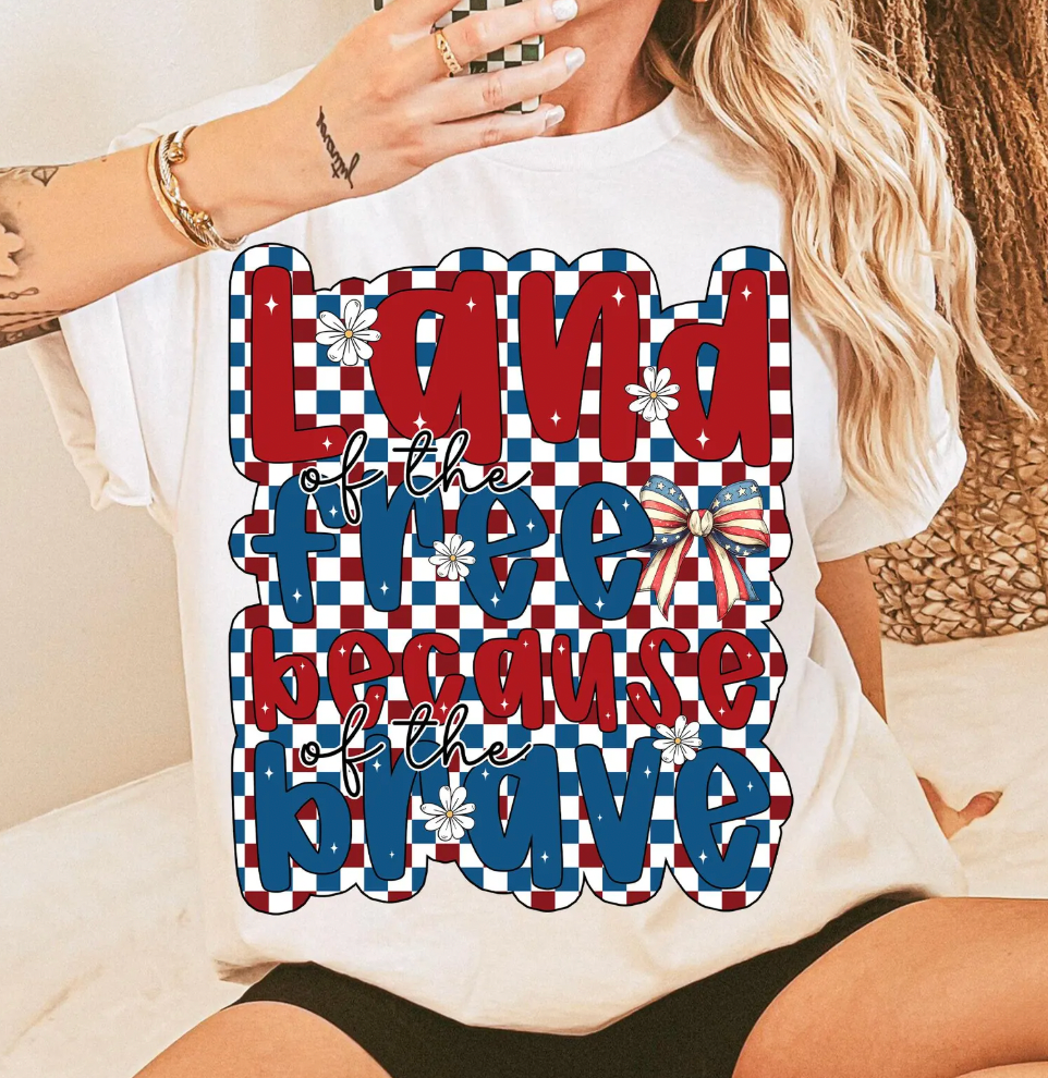 Land of the free DTF Transfer