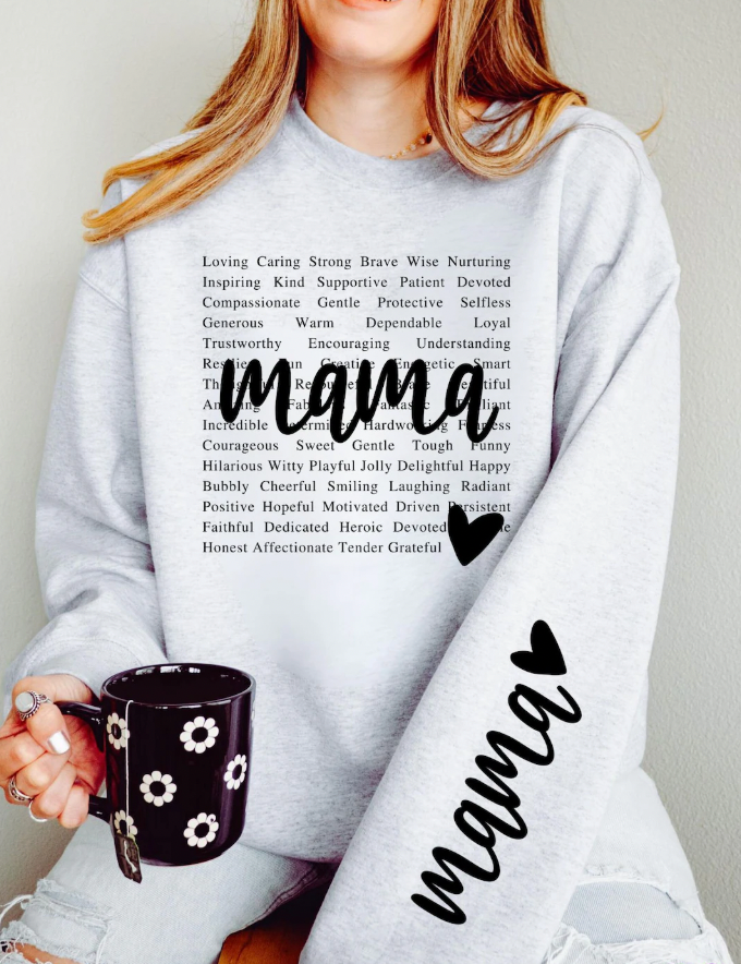 Mama with sleeve DTF Transfer