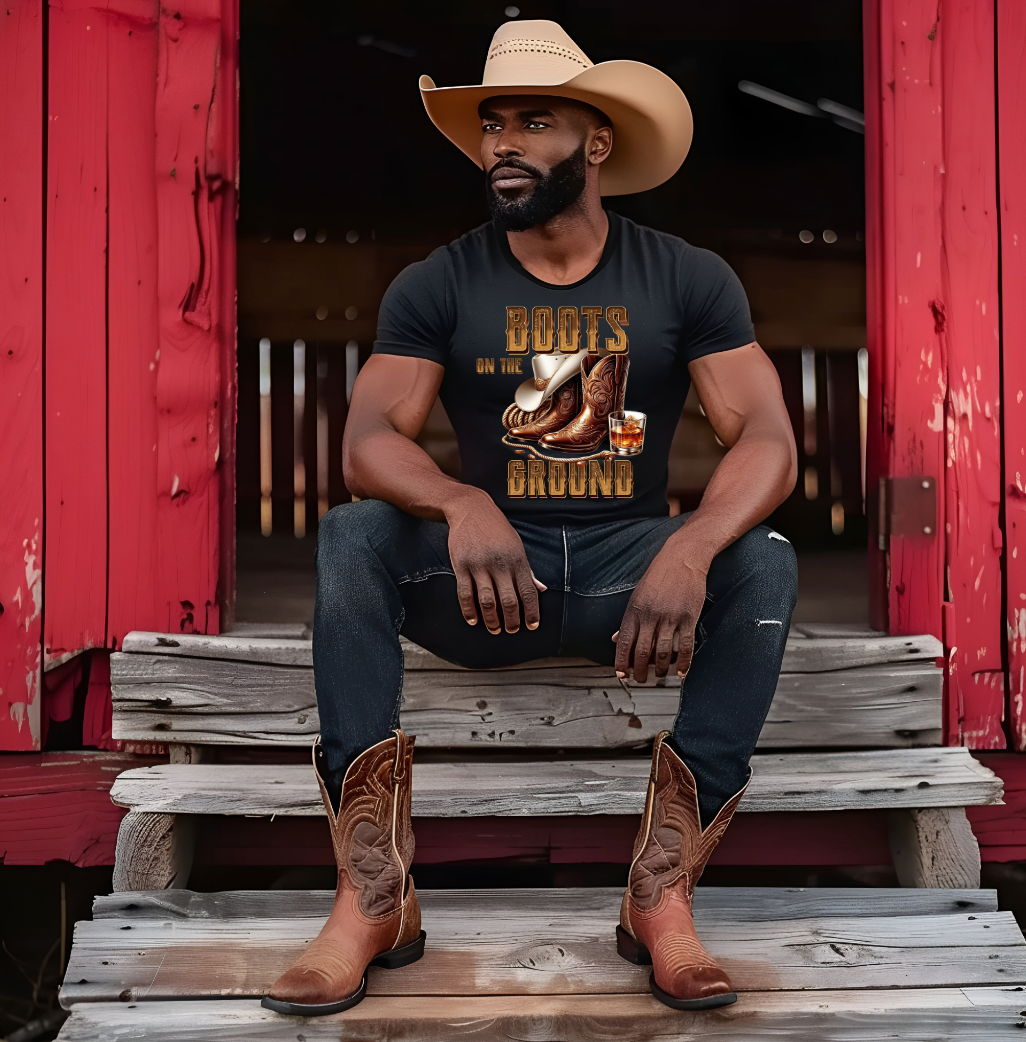 Male Boots on the Ground T-Shirt