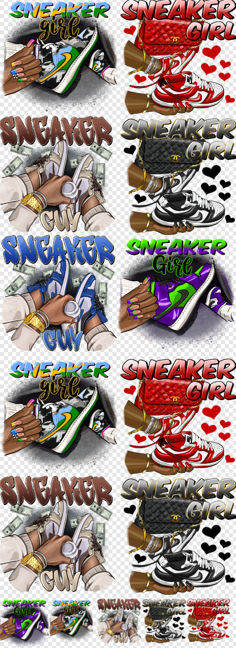 22x60 Sneaker Head Gang Sheet  Transfer